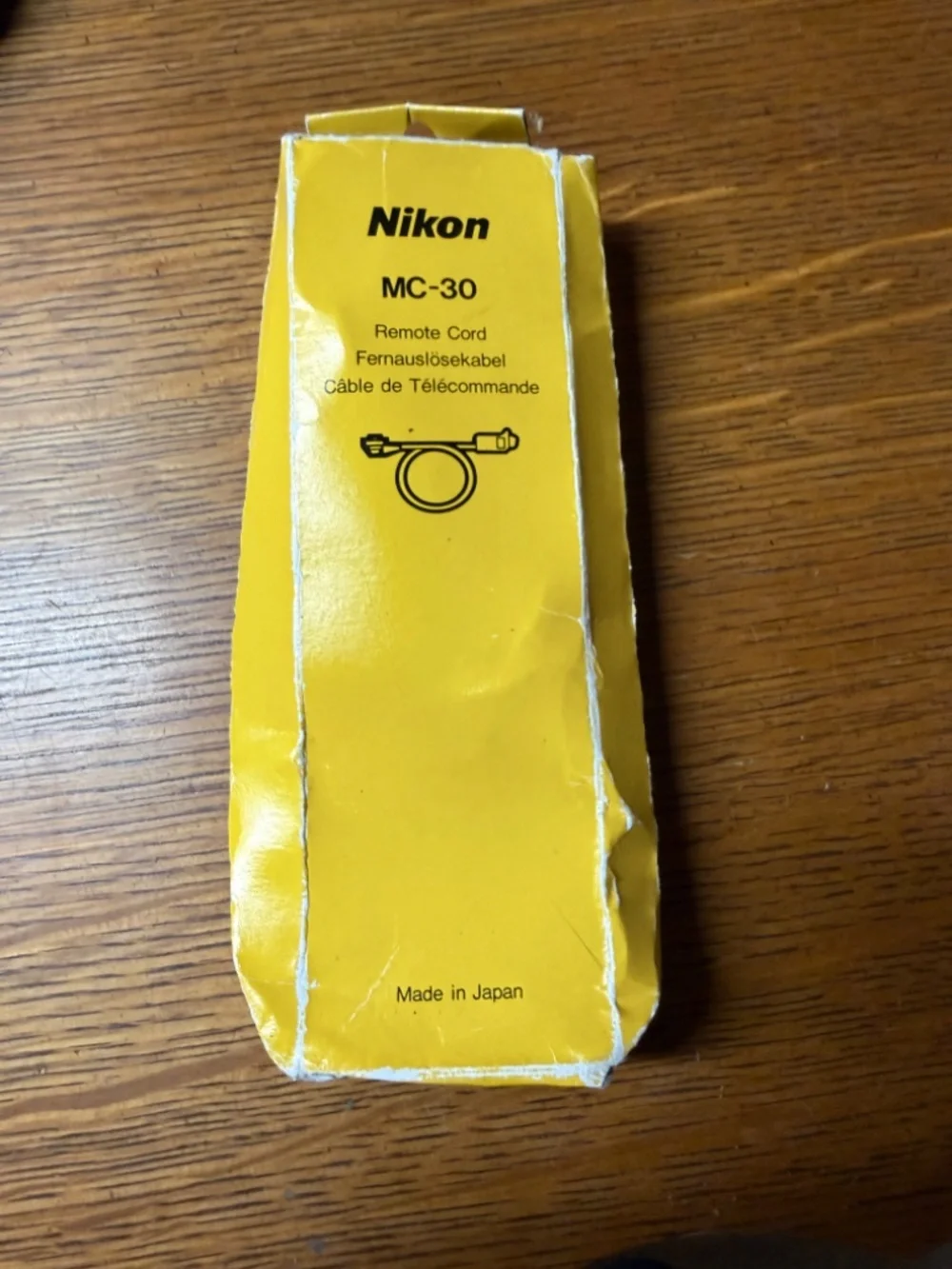 Nikon MC-30 remote trigger